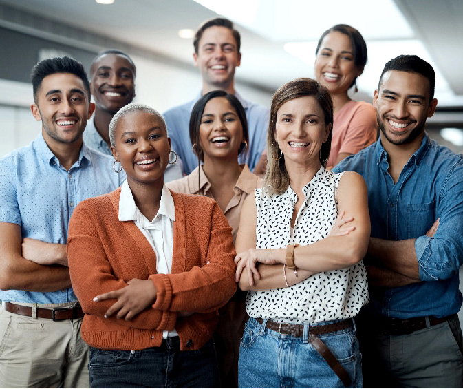 Diverse business team