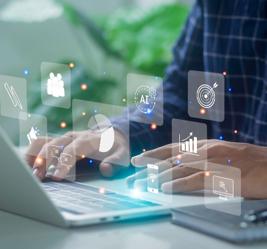 Technology application concept