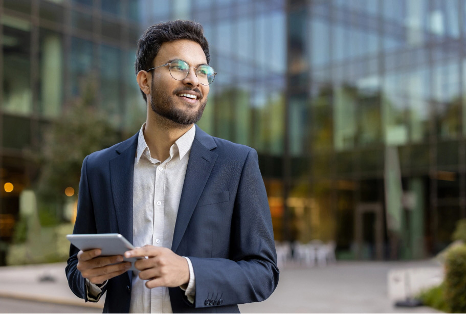Young business man professional portrait