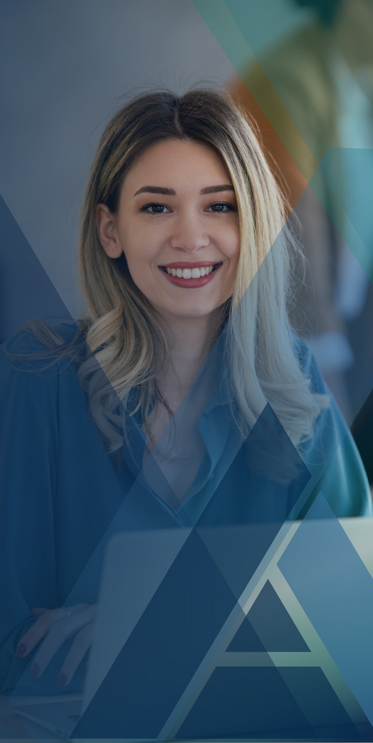 Young professional woman smiling