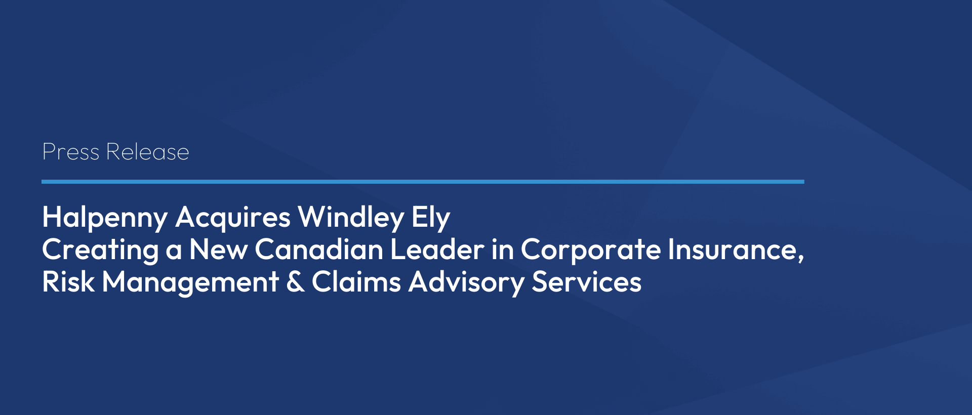 Halpenny Acquires Windley Ely
